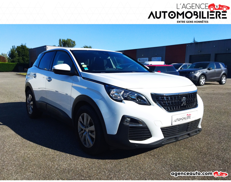 Compra de Coches Usados, Coches Usados Baratos %'|'% Agence Auto Peugeot 3008 1.6 BlueHDi S&S 120 CV BVM6 Blanco Año 2017 Manual Diesel