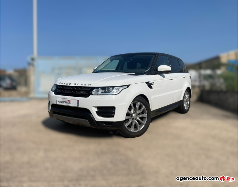 Achat voiture occasion, Auto occasion pas cher | Agence Auto Land Rover Range Rover Sport 3.0 SDV6 250 HSE 4WD BVA Blanc Année 2016 Automatique Diesel