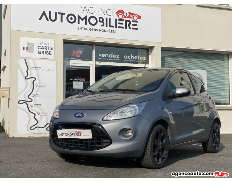 Compra de Coches Usados, Coches Usados Baratos %'|'% Agence Auto Ford Ka 1.2 69Ch Titanium+ - ORIGINE FRANCE Gris Año 2014 Manuelle Essence