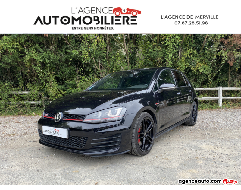 Achat voiture occasion, Auto occasion pas cher | Agence Auto Volkswagen Golf VII 2.0 TSI 220 BLUEMOTI...G6 5P Noir Année 2015 Automatique Essence
