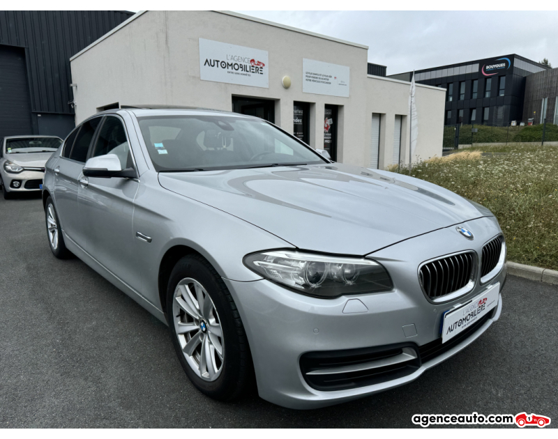 Achat voiture occasion, Auto occasion pas cher | Agence Auto Bmw Série 5 F10 LCI 518d 2.0d 136 LUXURY | GARANTIE 12 MOIS Gris Année 2013 Automatique Diesel