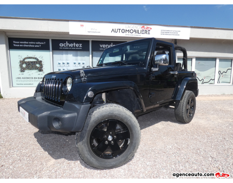 Achat voiture occasion, Auto occasion pas cher | Agence Auto Jeep Wrangler 2.8 CRD 200 SPORT AWD BVA Noir Année 2011 Automatique Diesel