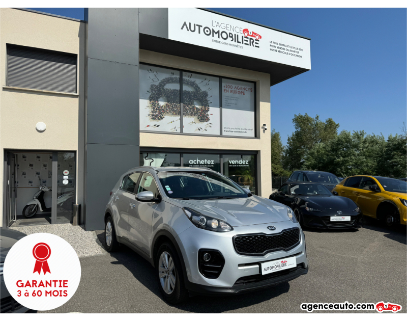 Gebrauchtwagenkauf, Günstige Gebrauchtwagen | Automobilienagentur Kia Sportage 1.6 GDI 132 CV ISG MOTION 2WD BVM6 Gris Jahr 2016 Manuelle Essence