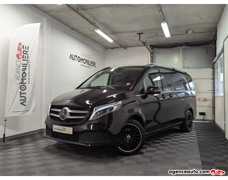 Achat voiture occasion, Auto occasion pas cher | Agence Auto Mercedes Classe V II (2) LONG 220 D 9CV AMG LINE 8PL + TV + CIEL ETOILE Noir Année 2021 Automatique Diesel