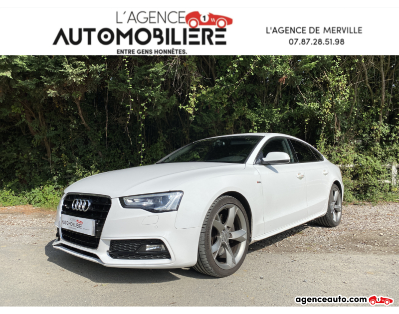 Achat voiture occasion, Auto occasion pas cher | Agence Auto Audi A5 Sportback 3.0 TFSI 272 S-LINE QUATTRO S.TRONIC Blanc Année 2016 Automatique Essence