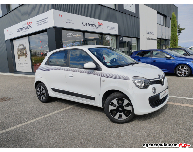 Achat voiture occasion, Auto occasion pas cher | Agence Auto Renault Twingo 1.0 70 LIMITED Blanc Année 2017 Manuelle Essence