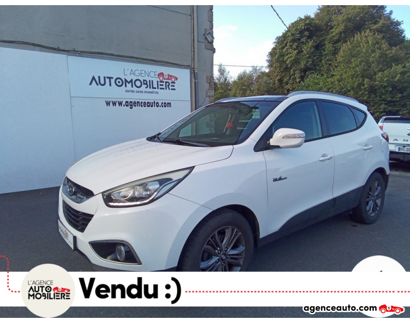 Achat voiture occasion, Auto occasion pas cher | Agence Auto Hyundai iX35 1.7 CRDI 115 PACK PREMIUM BLUE DRIVE 2WD Blanc Année 2014 Manuelle Diesel