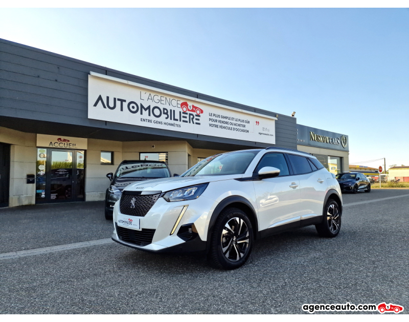 Aankoop Gebruikte Auto, Goedkope Gebruikte Auto | Agence Auto Peugeot 2008 1.2 Puretech 12V 130 cv Boîte auto Allure Wit Jaar 2020 Automatische auto Benzine