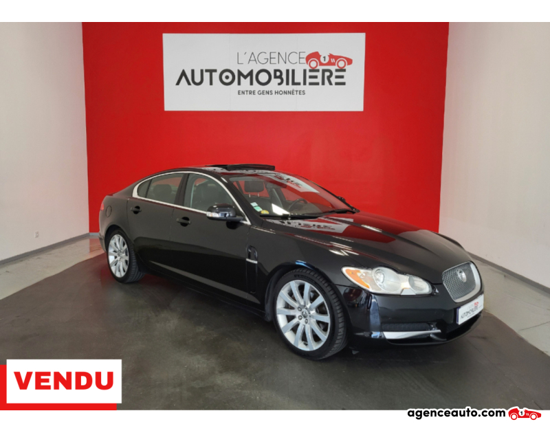Aankoop Gebruikte Auto, Goedkope Gebruikte Auto | Agence Auto Jaguar XF JAGUAR XF 2.7 V6 BVA LUXE 205CV CAMERA GPS Zwart Jaar 2008 Automatische auto Diesel