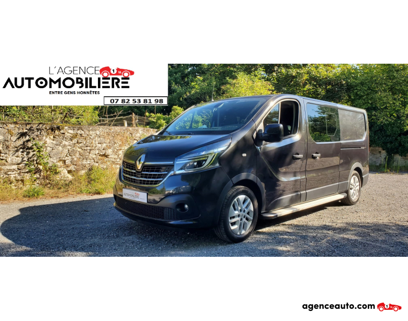 Achat voiture occasion, Auto occasion pas cher | Agence Auto Renault Trafic III Phase II L2H1  Grand Confort 2.0 dCi 170 BVA Noir Année 2020 Automatique Diesel