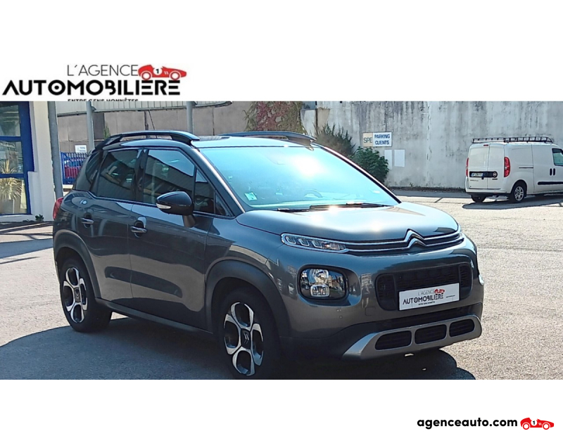 Achat voiture occasion, Auto occasion pas cher | Agence Auto Citroen C3 AIRCROSS 1.5L BlueHdi  SHINE 110Ch  Première main Gris Année 2021 Manuelle Diesel