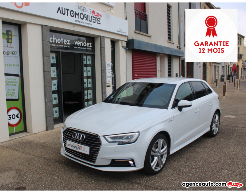 Compra de Carros Usados, Carros Usados Baratos | Auto Immo Audi A3 SPORTBACK 1.4 TFSI E-TRON 150CH PHEV S-LINE S-TRONIC BVA (Garantie 12 mois National) Blanc Ano 2017 Automatique Hybride
