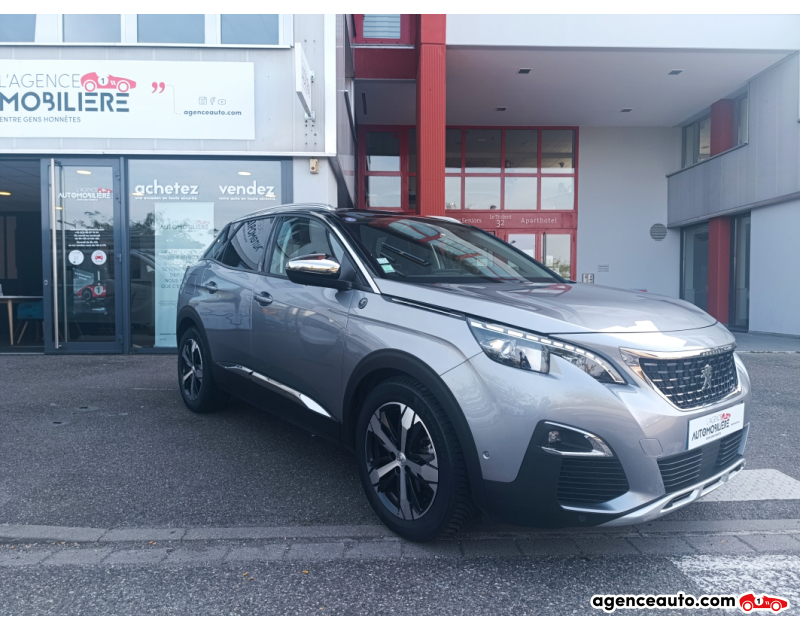 Aankoop Gebruikte Auto, Goedkope Gebruikte Auto | Agence Auto Peugeot 3008 1.2 THP 130 cv Boîte auto CROSSWAY Grijs Jaar 2018 Automatische auto Benzine