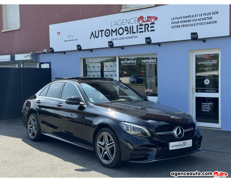 Aankoop Gebruikte Auto, Goedkope Gebruikte Auto | Agence Auto Mercedes Classe C 220d 194ch AMG Line 4Matic 9G-Tronic Zwart Jaar 2019 Automatische auto Diesel