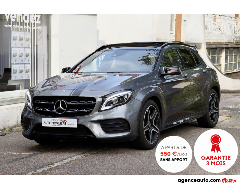 Achat voiture occasion, Auto occasion pas cher | Agence Auto Mercedes Classe GLA Ph2 200 i 156 Fascination Pack AMG 7G-DCT (Toit Ouvrant,Caméra,KeylessGo) Gris Année 2018 Automatique Essence