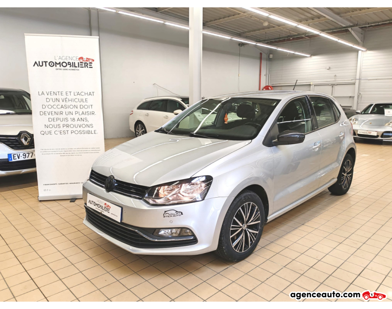 Achat voiture occasion, Auto occasion pas cher | Agence Auto Volkswagen Polo 1.0 75 MATCH 5P Gris Année 2017 Manuelle Essence