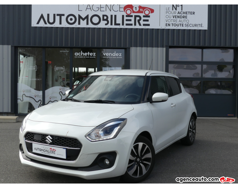 Gebrauchtwagenkauf, Günstige Gebrauchtwagen | Automobilienagentur Suzuki Swift 1.0 Boosterjet 12V 111 cv Boîte auto PACK Blanc Jahr 2019 Automatique Essence