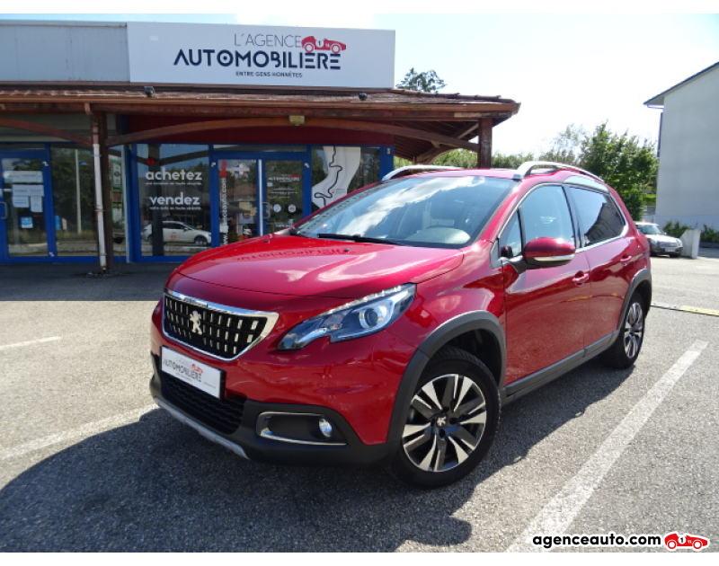 Achat voiture occasion, Auto occasion pas cher | Agence Auto Peugeot 2008 GENERATION-I 1.2 PURETECH 110 ALLURE START-STOP Rouge Année 2017 Manuelle Essence