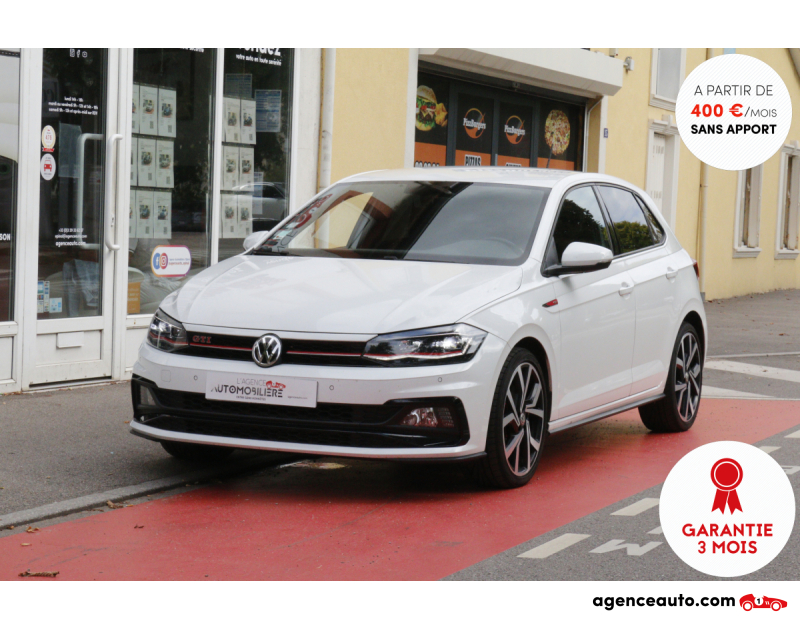 Compra de Coches Usados, Coches Usados Baratos %'|'% Agence Auto Volkswagen Polo VI GTI 2.0 TFSI 200 DSG6 (ACC, Sièges chauffants, Caméra de recul...) Blanc Año 2020 Automatique Essence