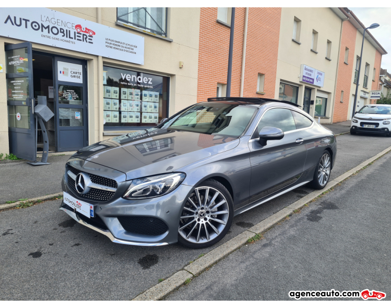 Acquisto Auto Usate, Auto Usate Economiche | Agenzia Automobiliare Mercedes Classe C IV COUPE 220 D AMG LINE 9G-tronic Gris Anno 2017 Automatique Diesel