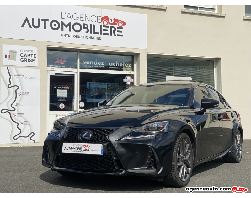 Achat voiture occasion, Auto occasion pas cher | Agence Auto Lexus IS 2.5 HYBRIDE 300H F SPORT - ORIGINE FRANCE Noir Année 2017 Automatique Hybride