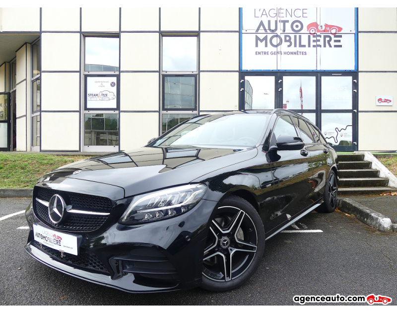 Achat voiture occasion, Auto occasion pas cher | Agence Auto Mercedes Classe C 220 d Break AMG LINE NIGHT EDITION 194CH Noir Année 2020 Automatique Diesel