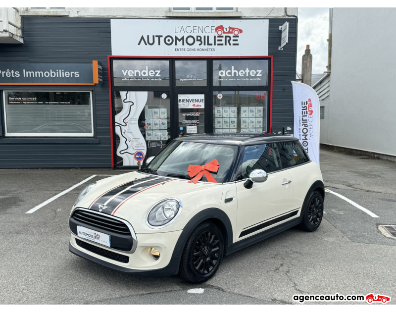 Achat voiture occasion, Auto occasion pas cher | Agence Auto Mini One F56 1.2i 75ch BVM6 Salt (Faible KM) Beige Année 2017 Manuelle Essence