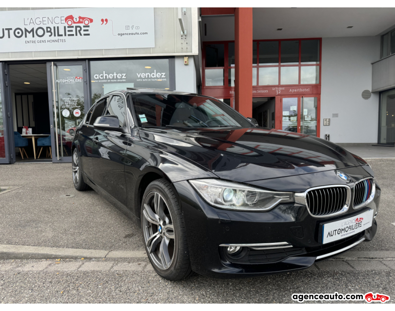 Aankoop Gebruikte Auto, Goedkope Gebruikte Auto | Agence Auto Bmw Série 3 320d 2.0 d F30 184 cv BVA LUXURY Zwart Jaar 2012 Automatische auto Diesel