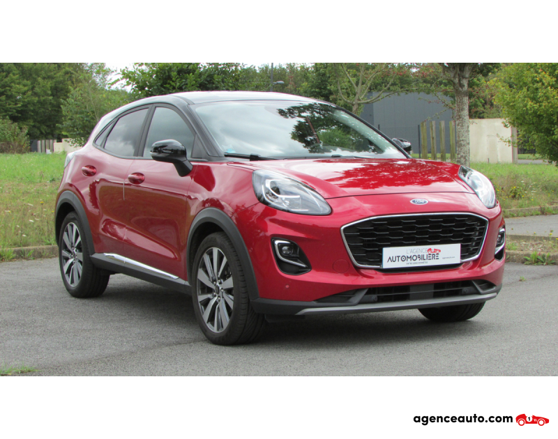 Achat voiture occasion, Auto occasion pas cher | Agence Auto Ford Puma 1,0L 125CH FLEXIFUEL TITANIUM X Rouge Année 2021 Manuelle Essence