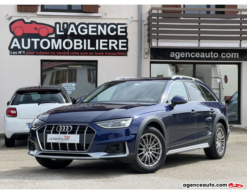 Achat voiture occasion, Auto occasion pas cher | Agence Auto Audi A4 Allroad 40 tdi 204ch QUATTRO Bleu Année 2021 Automatique Diesel