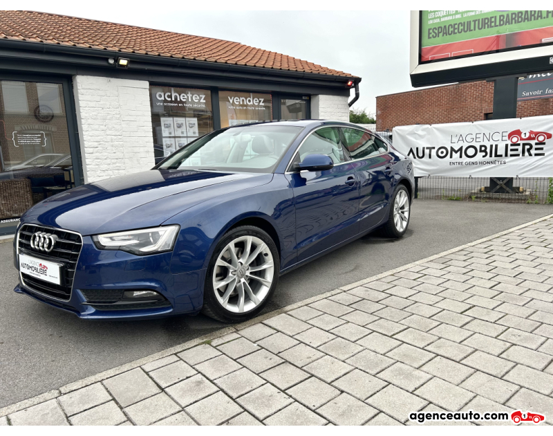 Achat voiture occasion, Auto occasion pas cher | Agence Auto Audi A5 SPORTBACK 2.0 TDI 190 AMBITION LUXE MULTITRONIC TOIT OUVRANT CAMERA Bleu Année 2016 Automatique Diesel