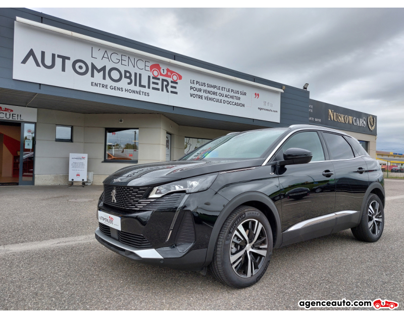 Aankoop Gebruikte Auto, Goedkope Gebruikte Auto | Agence Auto Peugeot 3008 Puretech 130ch S&S EAT8 GT Zwart Jaar 2023 Automatische auto Benzine