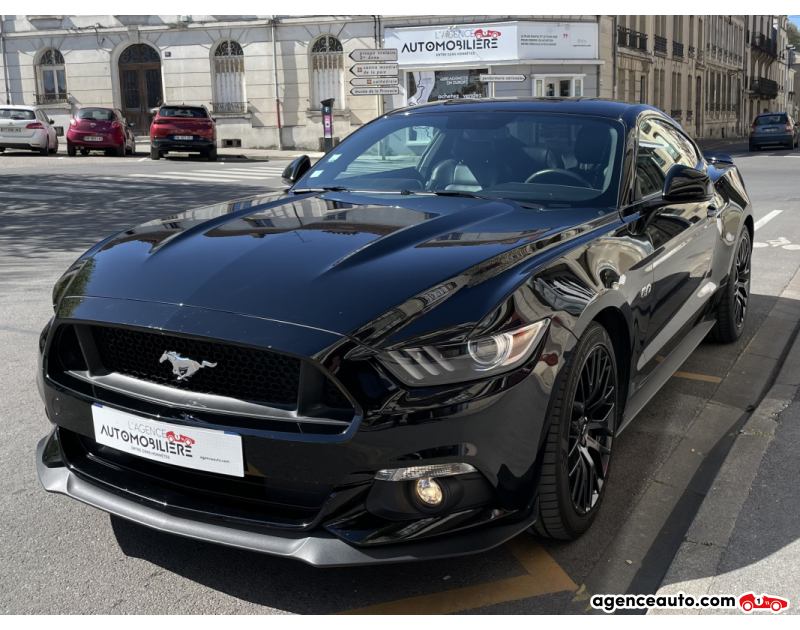 Compra de Coches Usados, Coches Usados Baratos %'|'% Agence Auto Ford Mustang Fastback 5.0 V8 GT 421CH Noir Año 2015 Manuelle Essence