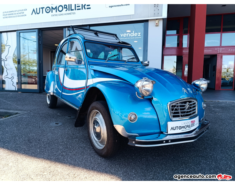 Aankoop Gebruikte Auto, Goedkope Gebruikte Auto | Agence Auto Citroen 2CV 2CV6 Spéciale CHIC Bleu Jaar 1981 Manuelle Essence
