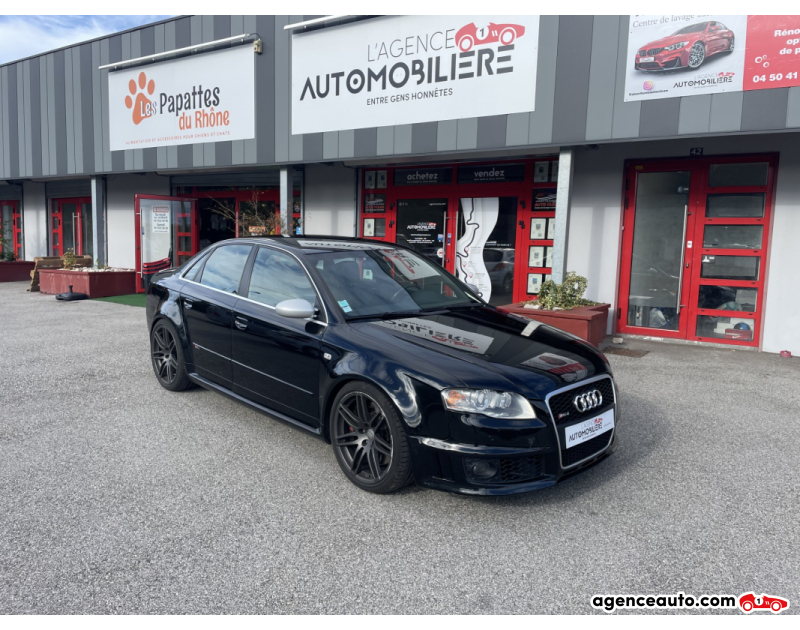 Compra de Coches Usados, Coches Usados Baratos %'|'% Agence Auto Audi RS4 Quattro (B7) 4.2 FSI V8 420 cv Noir Año 2006 Manuelle Essence
