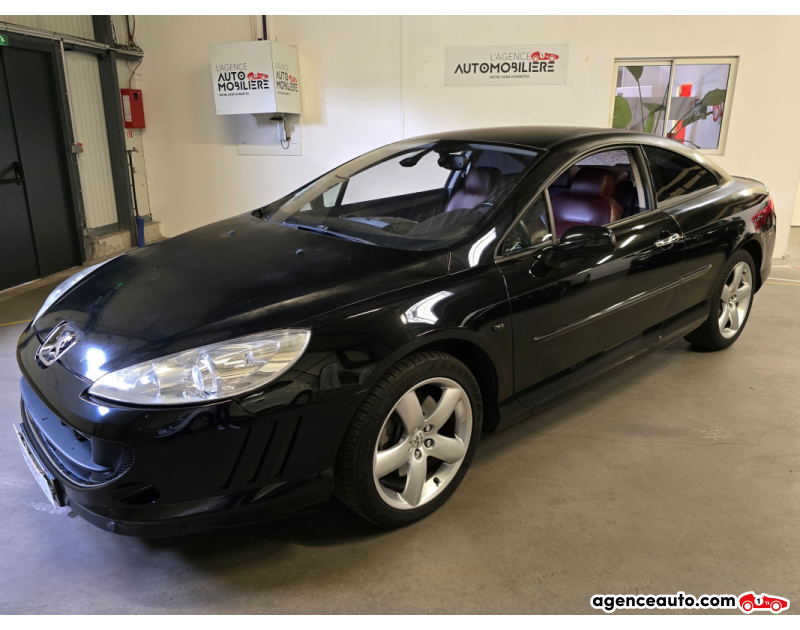 Achat voiture occasion, Auto occasion pas cher | Agence Auto Peugeot 407 coupe 2.0 HDI 136 FAP NAVTEQ Noir Année 2008 Manuelle Diesel
