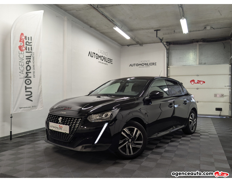 Achat voiture occasion, Auto occasion pas cher | Agence Auto Peugeot 208 II 1.2 PURETECH 100 S&S ALLURE EAT8 + 1ERE MAIN Noir Année 2021 Automatique Essence