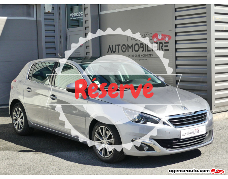 Achat voiture occasion, Auto occasion pas cher | Agence Auto Peugeot 308 1.6 BLUEHDI 120 S&S ALLURE Gris Année 2016 Manuelle Diesel