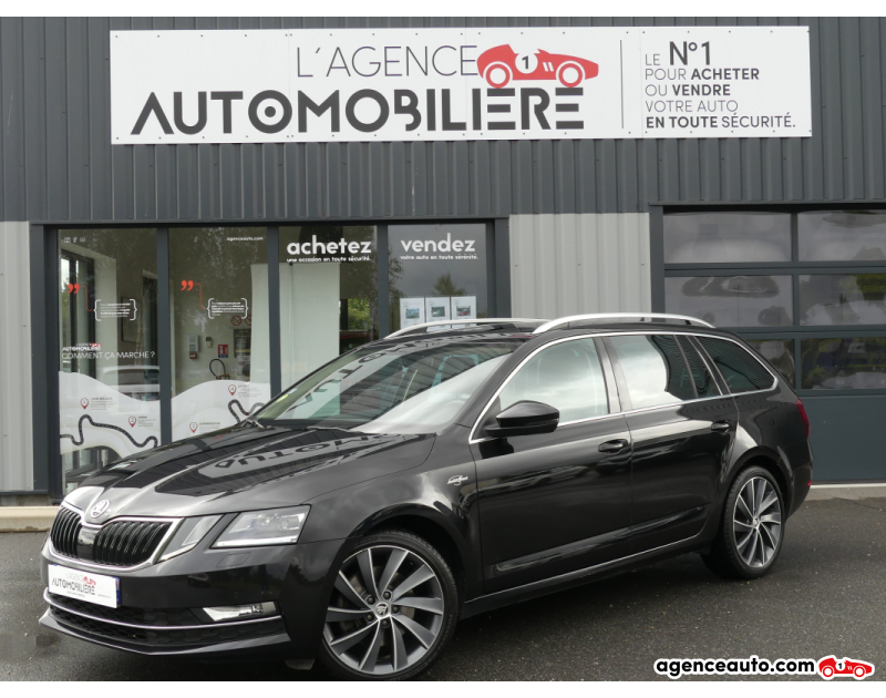 Achat voiture occasion, Auto occasion pas cher | Agence Auto Skoda Octavia Combi TDI LAURENT & CLEMENT  4x4 184 CV DSG6 Noir Année 2018 Automatique Diesel