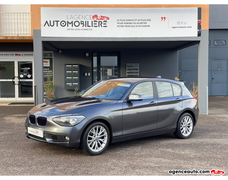Achat voiture occasion, Auto occasion pas cher | Agence Auto Bmw Série 1 2.0 120D 184 CH LOUNGE PLUS/ GPS Navi PRO / x4 PneusOffert Gris Année 2013 Manuelle Diesel