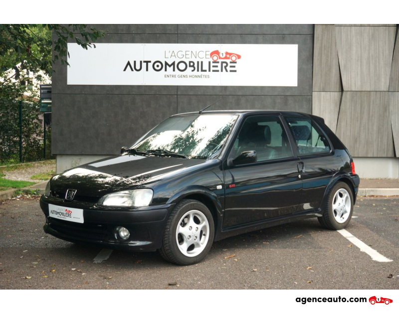 Achat voiture occasion, Auto occasion pas cher | Agence Auto Peugeot 106 GTI 1.6i S16 120 ch Noir Année 2002 Manuelle Essence