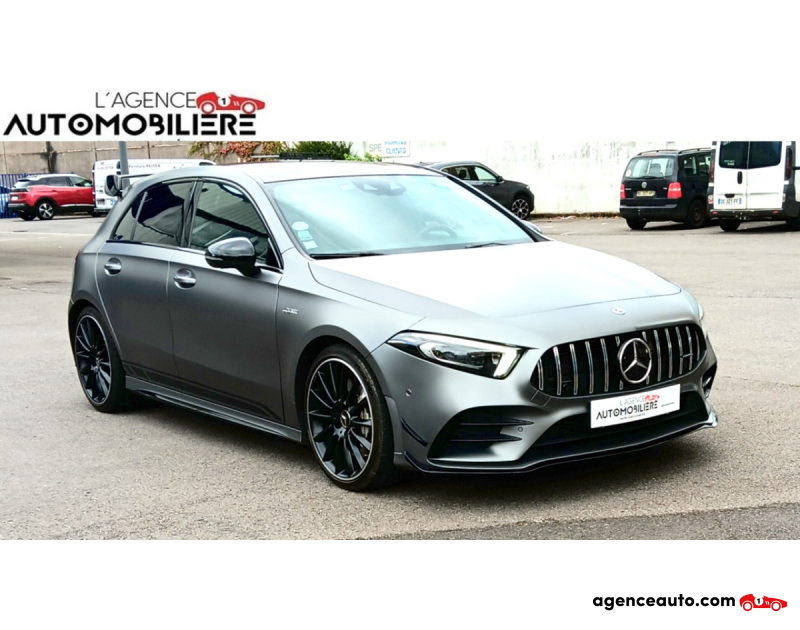 Acquisto Auto Usate, Auto Usate Economiche | Agenzia Automobiliare Mercedes Classe A 35 AMG 2.0 Pack Aero 306Ch 7G-DCT 4 Matic Gris Anno 2019 Automatique Essence