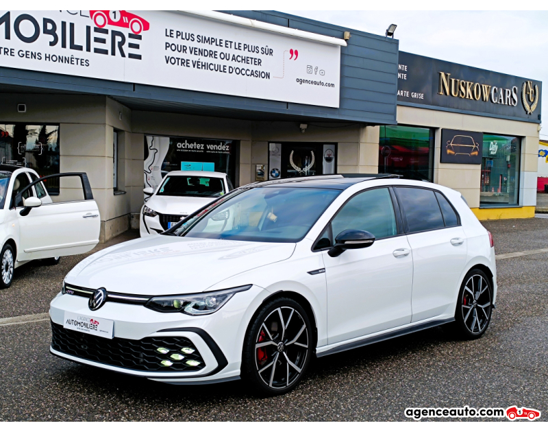 Achat voiture occasion, Auto occasion pas cher | Agence Auto Volkswagen Golf VIII 2.0 TDi 200 CV GTD 16V BMT DSG7 Blanc Année 2021 Automatique Diesel