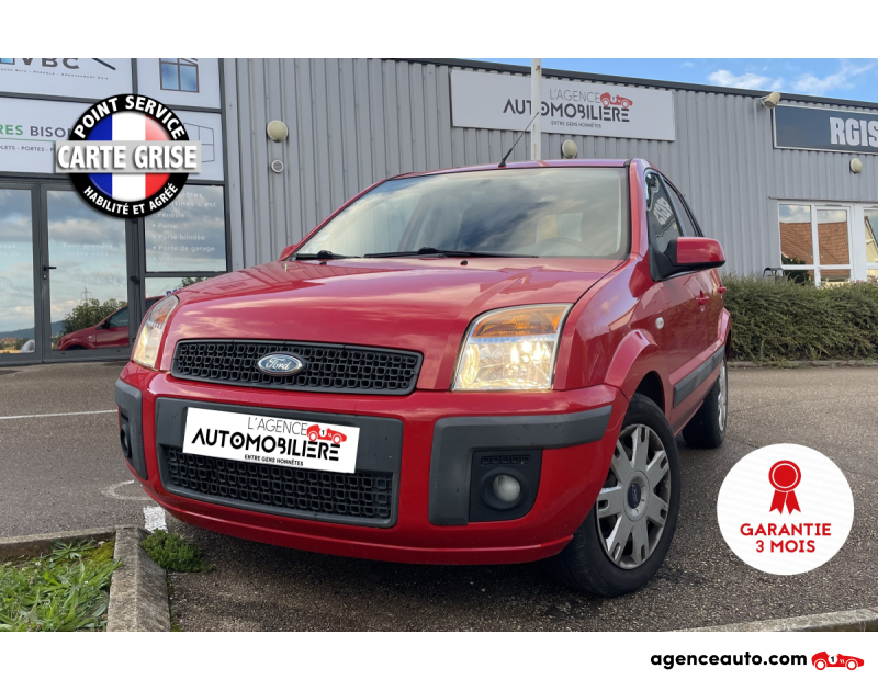 Achat voiture occasion, Auto occasion pas cher | Agence Auto Ford Fusion 1.4 TDCi 68ch Plus Rouge Année 2008 Manuelle Diesel