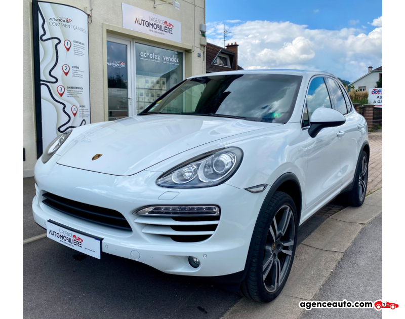 Gebrauchtwagenkauf, Günstige Gebrauchtwagen | Automobilienagentur Porsche Cayenne 3.0 TDi DPF V6 24V Tiptronic S 245 cv Boîte auto 92A Blanc Jahr 2012 Automatique Diesel