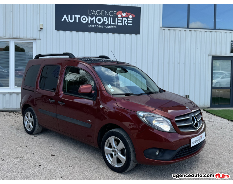Compra de Coches Usados, Coches Usados Baratos %'|'% Agence Auto Mercedes Citan 1.2 16V Turbo 114CH  TOURER LONG SELECT Rouge Año 2017 Manuelle Essence
