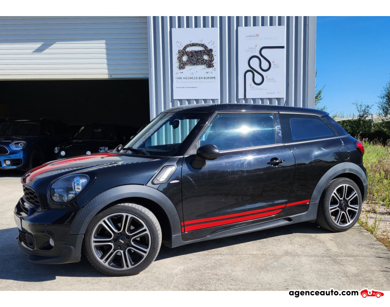 Achat voiture occasion, Auto occasion pas cher | Agence Auto Mini Paceman JCW 2.0 SD 143CH BVA Noir Année 2014 Automatique Diesel