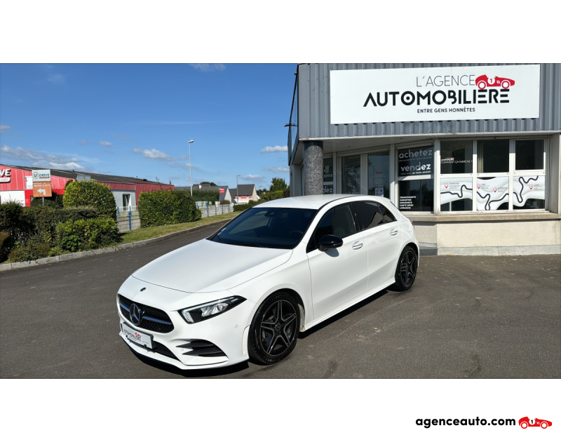 Achat voiture occasion, Auto occasion pas cher | Agence Auto Mercedes Classe A IV 200 9CV AMG LINE 7G-DCT Blanc Année 2022 Automatique Essence
