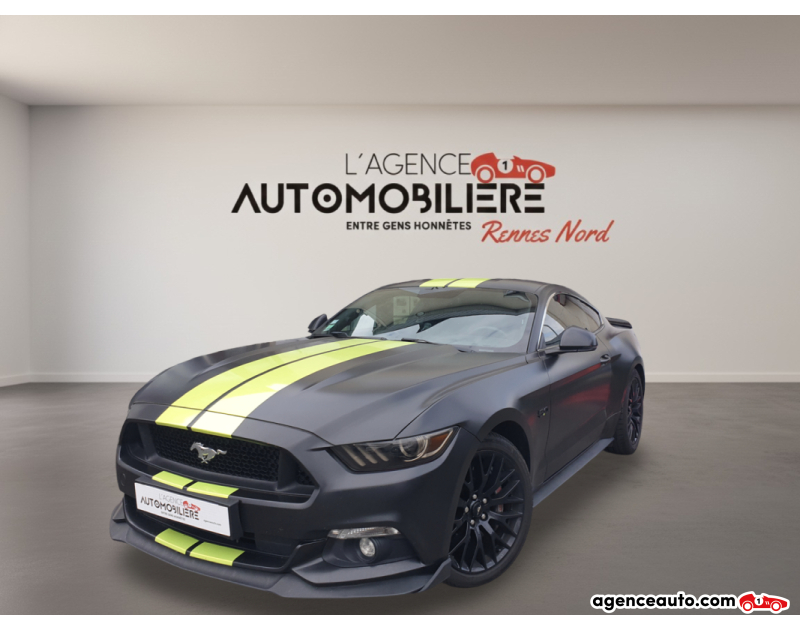 Achat voiture occasion, Auto occasion pas cher | Agence Auto Ford Mustang VI FASTBACK 5.0 V8 GT Black Séries BVM6 Noir Année 2015 Manuelle Essence