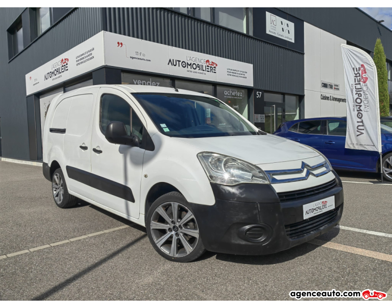 Achat voiture occasion, Auto occasion pas cher | Agence Auto Citroen Berlingo UTILITAIRE L2 800KG 1.6 HDi 90 CV Blanc Année 2009 Manuelle Diesel